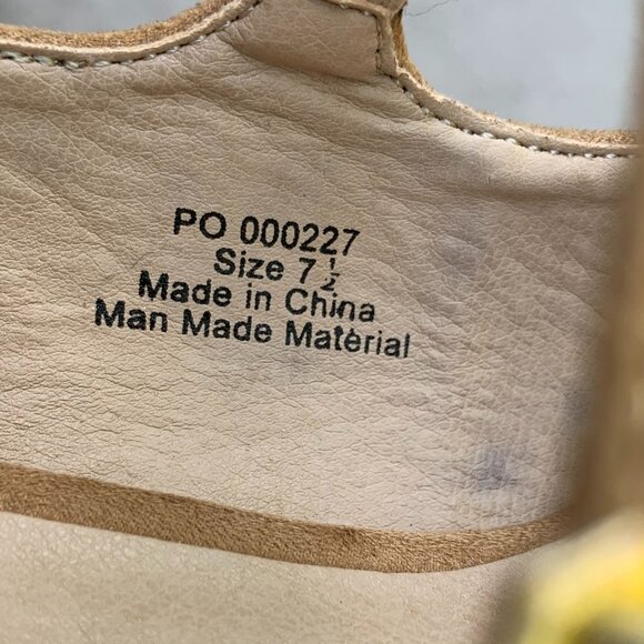 Journee Collection Skyla Tan Microsuede Strappy Peep Toe Demi Wedges - Picture 15 of 15